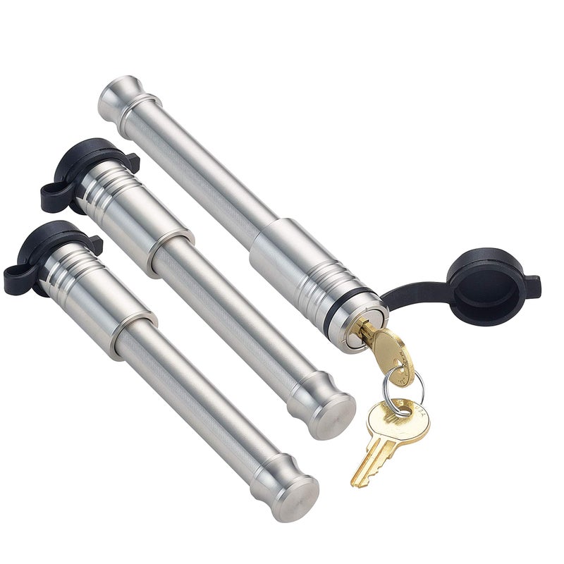 InfiniteRule Security 61672 | 3 Pack, Keyed Alike, Receiver Locks for 2" and 2.5" Receiver Class III, IV, V and Gen-Y Hitch Mega Duty 10K LB & 16K LB - Image 1